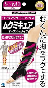 ムクミキュア　オープントゥタイプ　S〜Mサイズ　　廃盤 Amazon | ムクミキュアオープントゥタイプ 着圧ソックス SM